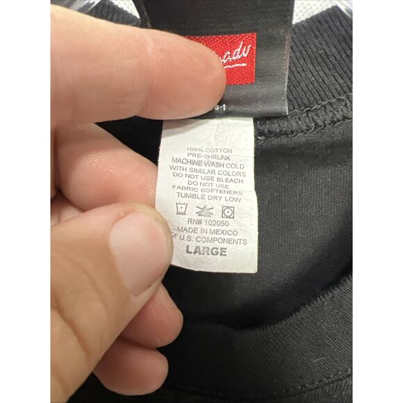 Vintage Harley Davidson Sleeveless T-Shirt Mens L Black Motorcycle Y2K - Picture 4 of 9